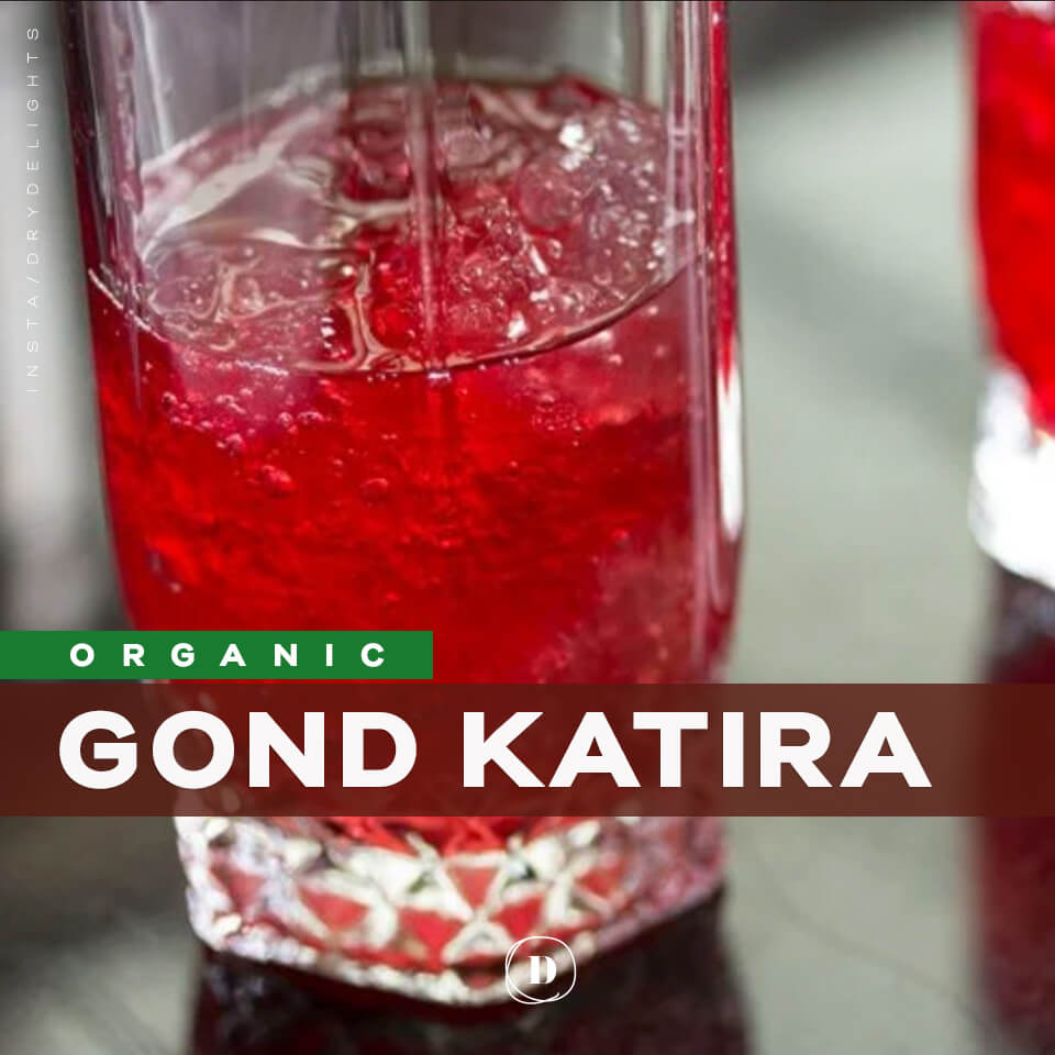 Organic Gond Katira + Basil Seeds Package