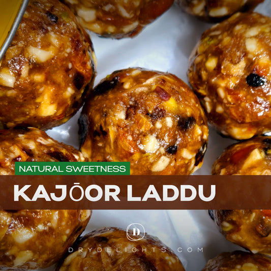 Kahjoor Laddu Premium Energy Bites in Desi Ghee (12 Pcs) (New)