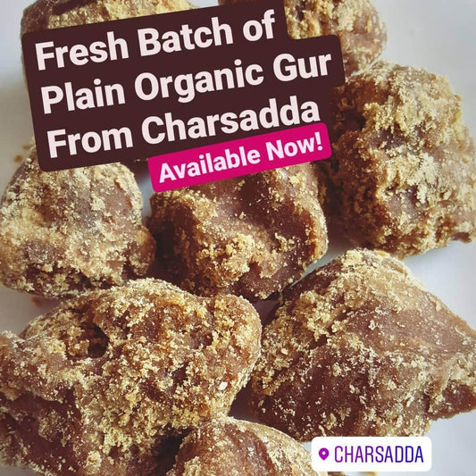 PLAIN ORGANIC GUR (Sada Gur)/ چارسدہ کا خالص دیسی گُڑ