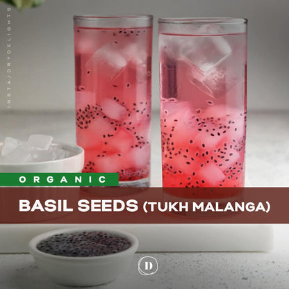 Organic Gond Katira + Basil Seeds Package