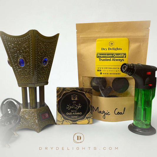 Bakhoor Burner Package – Complete Home Fragrance Set