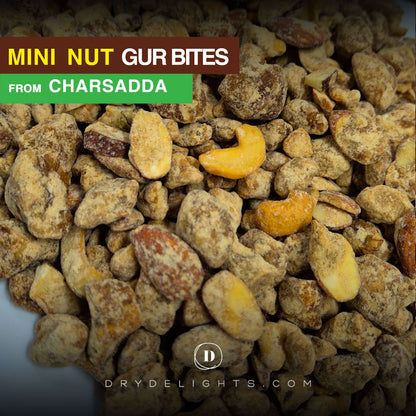 Mini Gur Bites (Mewa Wala Gur)/ چارسدہ ڈرائی فروٹ مکس گڑ