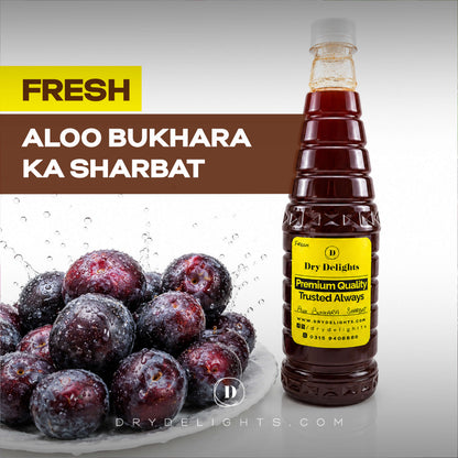 Fresh Aloo Bukhara Sharbat