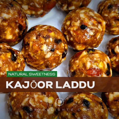 Kahjoor Laddu Premium Energy Bites in Desi Ghee  (12 Pcs) (New)