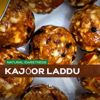 Kahjoor Laddu Premium Energy Bites in Desi Ghee  (12 Pcs) (New)