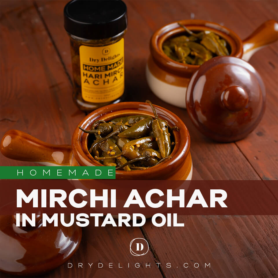 Home Made Hari Mirch Achaar