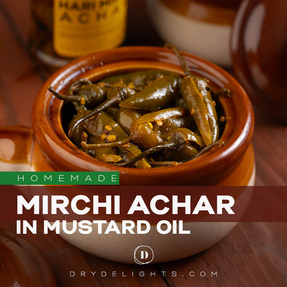 Home Made Hari Mirch Achaar