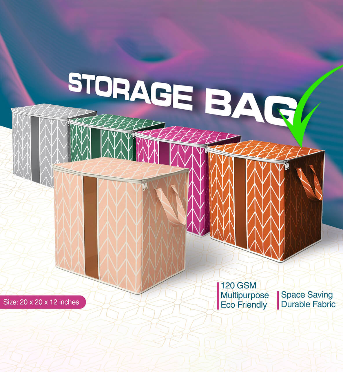 Premium Non-Woven Storage Bag – Space-Saving & Durable