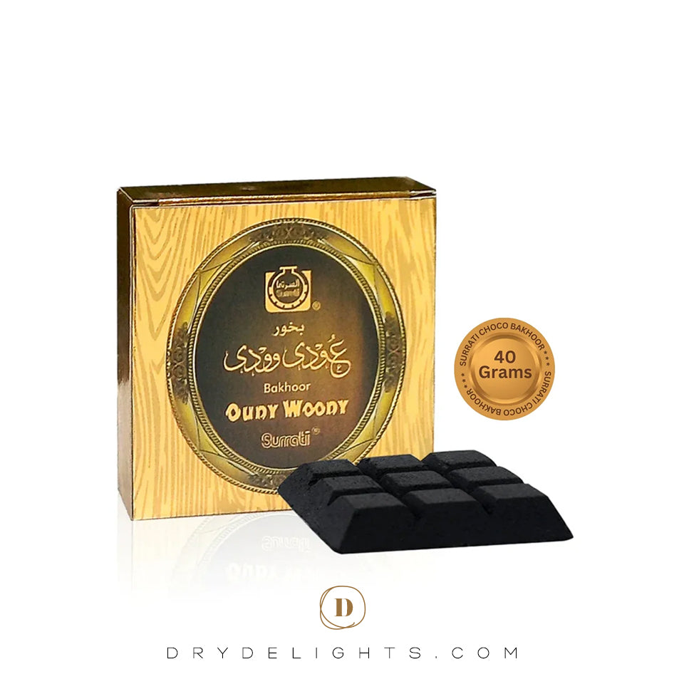 Bakhoor Oud by Surrati (chocolate form)