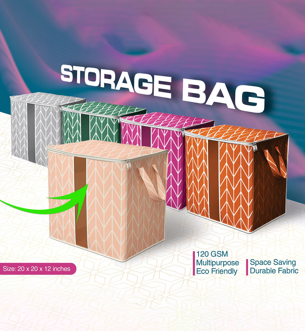 Premium Non-Woven Storage Bag – Space-Saving & Durable